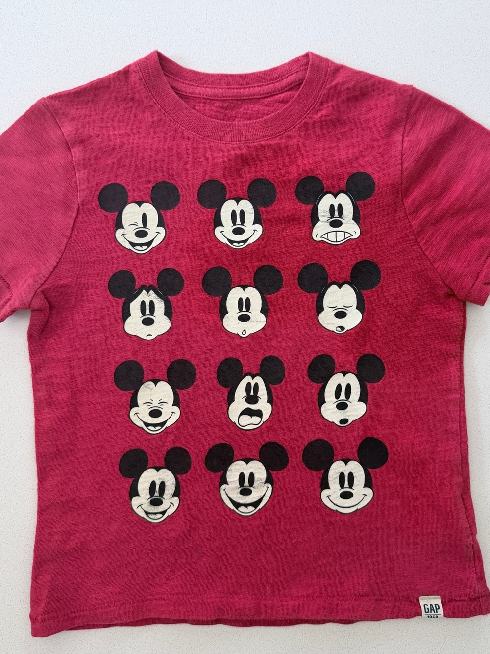 Mickey Mouse Red Tee Kids Size 4